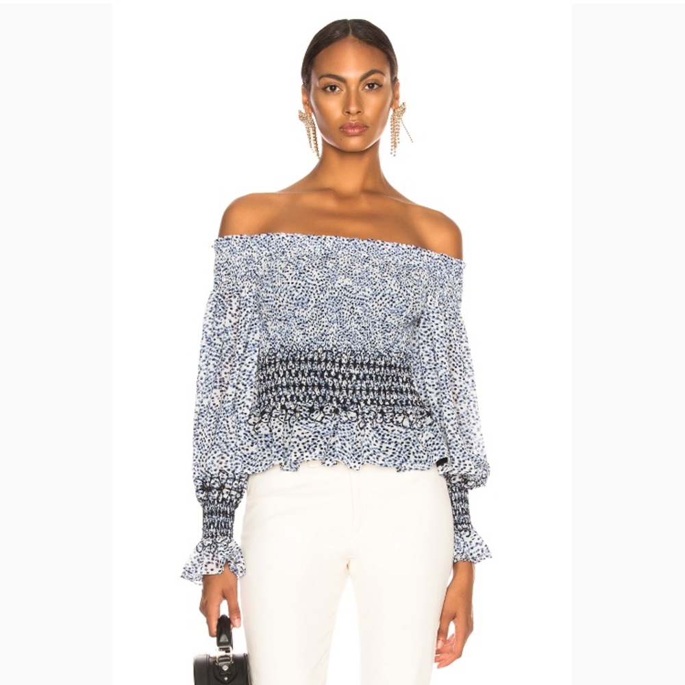 ALEXIS Jordana Top in Capri Embroidery *Sold Out*